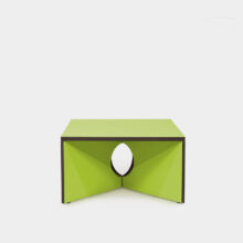 Couchtisch C33 aus drei mit Linoleumbeschichteten Platte, Steckverbindung Couchtisch C33 aus drei mit Linoleumbeschichteten Platte, Steckverbindung