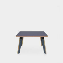 Couchtisch C43 mit Tischbeinen aus Multiplex mit Linoleum, Tischplatte mit Linoleumbeschichtung Couchtisch C43 mit Tischbeinen aus Multiplex mit Linoleum, Tischplatte mit Linoleumbeschichtung