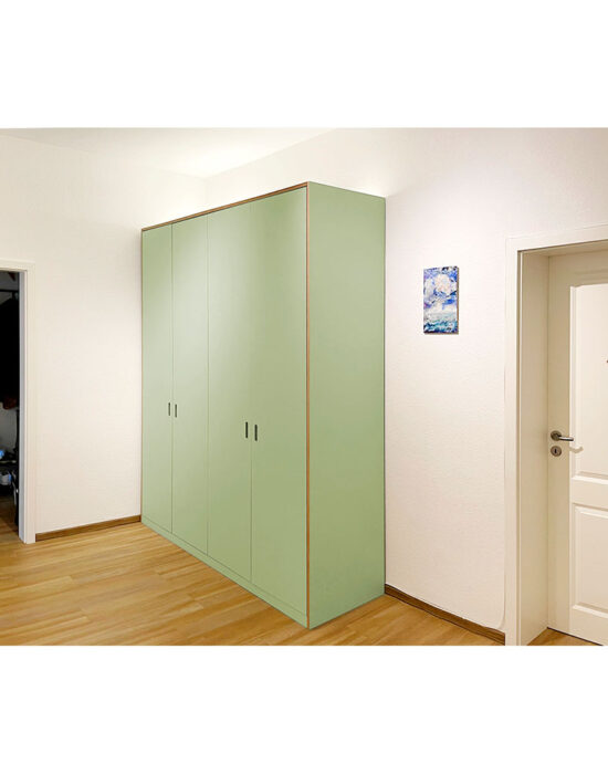 IKEA Pax Kleiderschrank mit Linoleumfronten